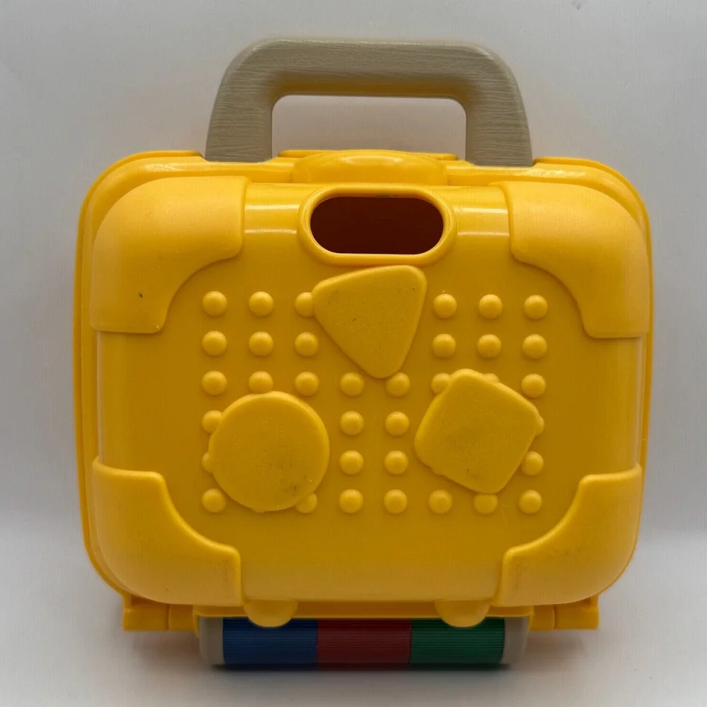 Little Tikes Shape Sorter Travel Case Kids Yellow Portable Learning Toy 1609